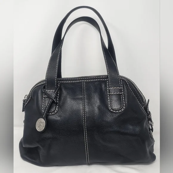 Michael Kors Hudson Large Black Pebbled Leather Shoulder Bag Satchel NWT $398 - Picture 1 of 16